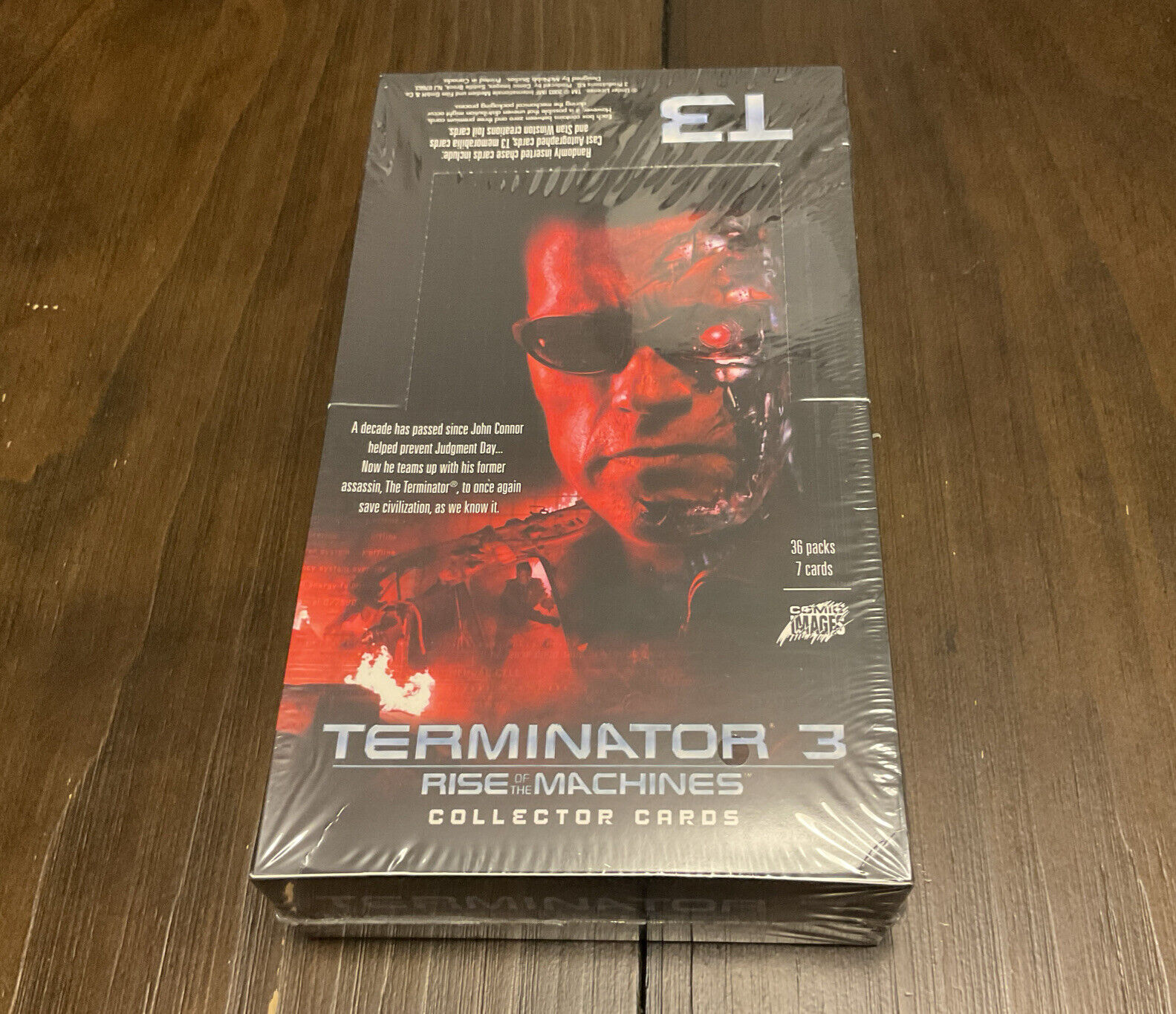 2003 COMIC IMAGES T3 TERMINATOR 3 RISE OF THE MACHINES FACTORY SEALED HOBBY BOX