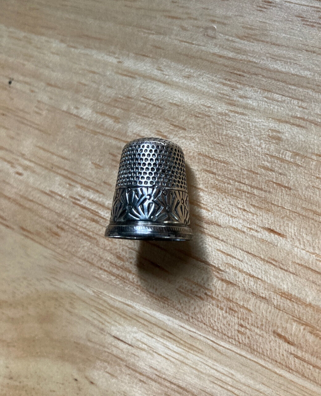 Ketcham & McDougall Small Sterling Thimble, Not in Round