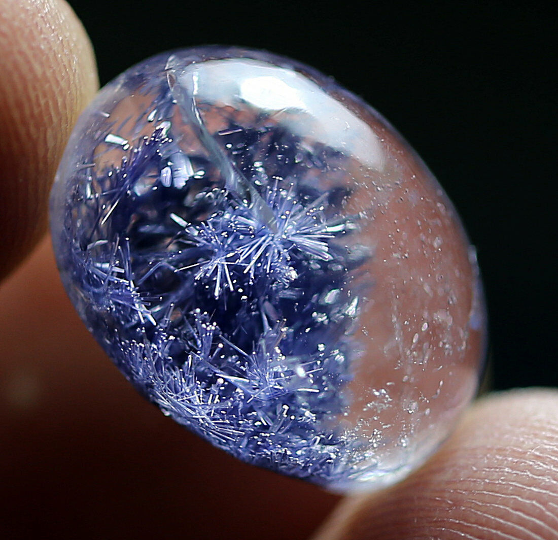 8.8ct Very Rare NATURAL Beautiful Blue Dumortierite Crystal Polishing Specimen