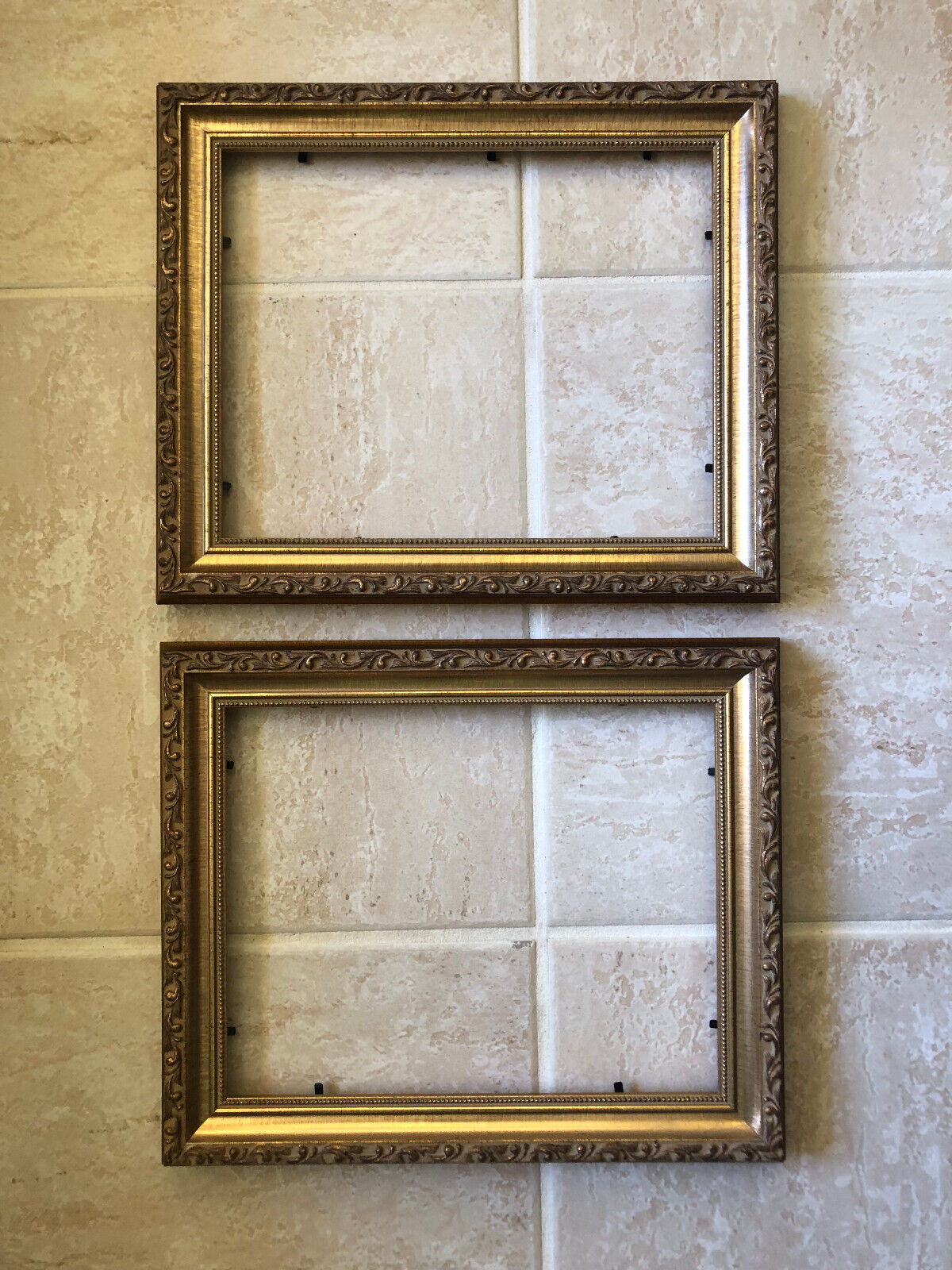 Pair (2) VTG 1980's-90s Traditional Look Wood Picture Frames, Hold 8 x 10