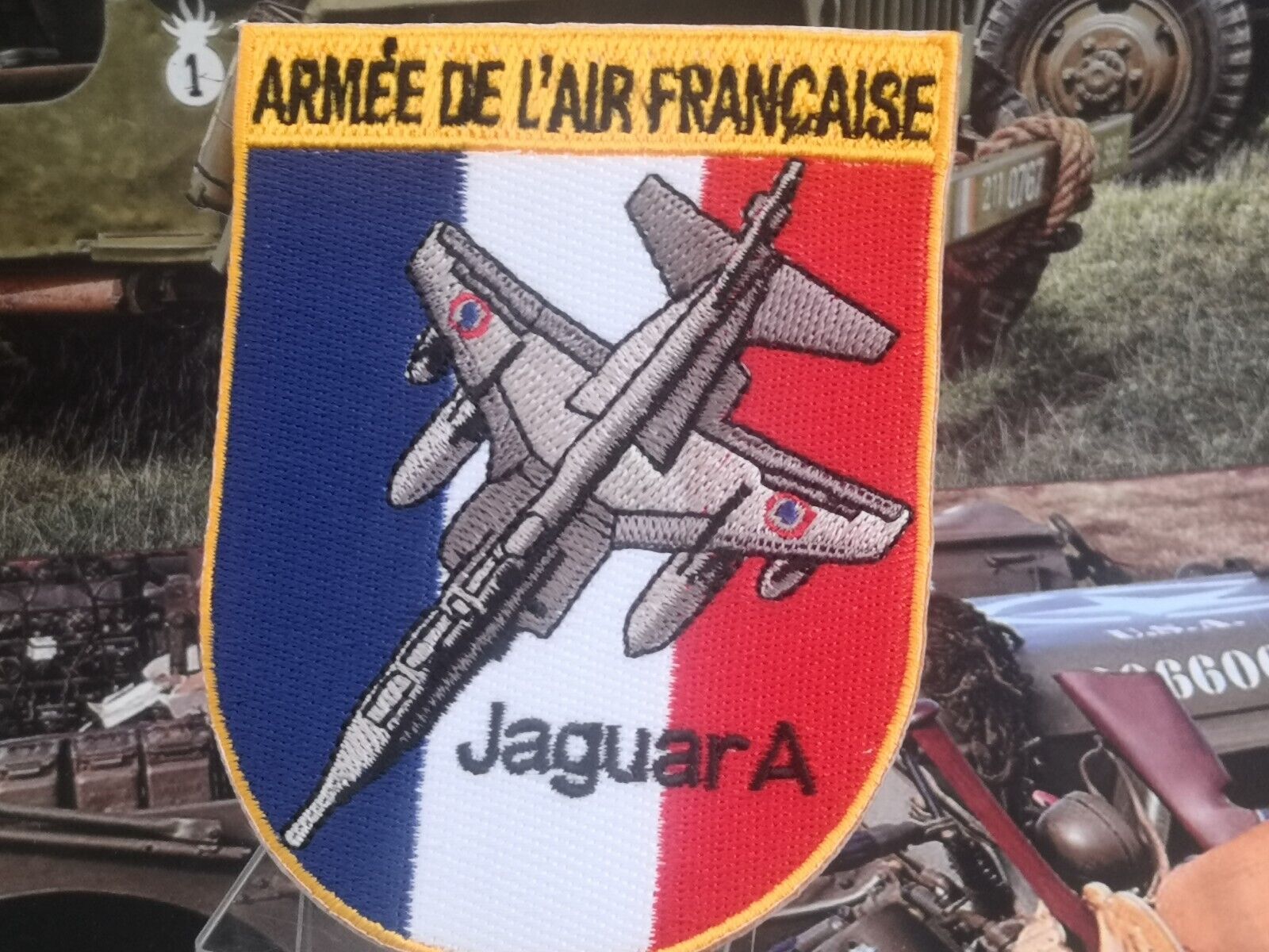French Air Force - Jaguar A Height: 90mm Width 70mm Sewing 🙂