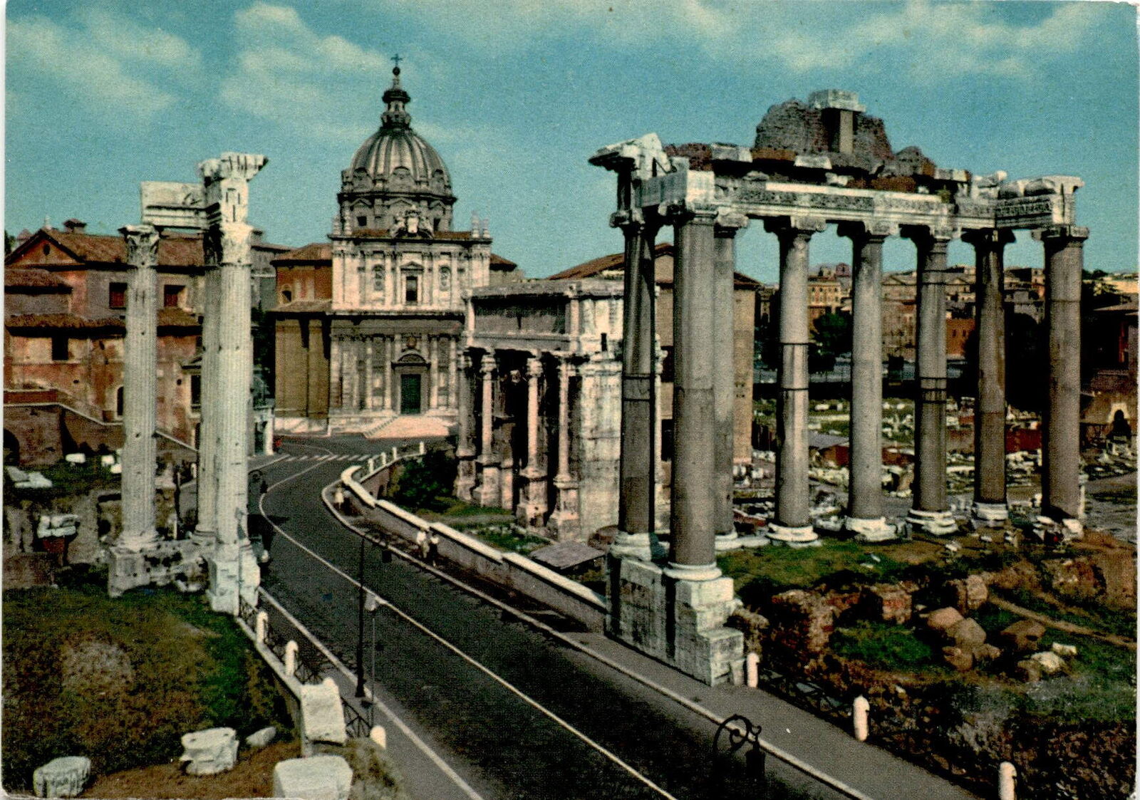 Foro Romano Vintage Postcard: Capturing History in 217 Languages