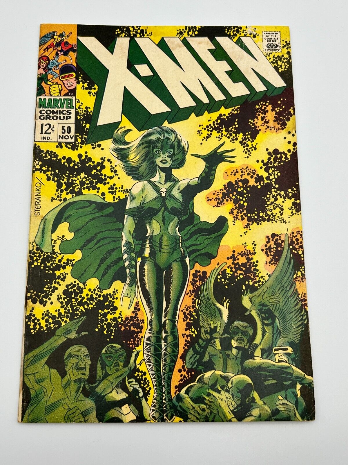 X-Men 50 Classic Steranko Cover 1968 Solid Lower Grade See Description