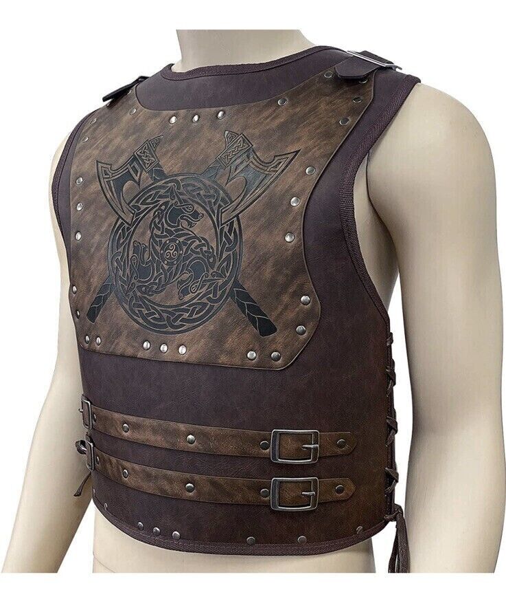 HiiFeuer Viking Warrior PURE  Leather Chest Armor