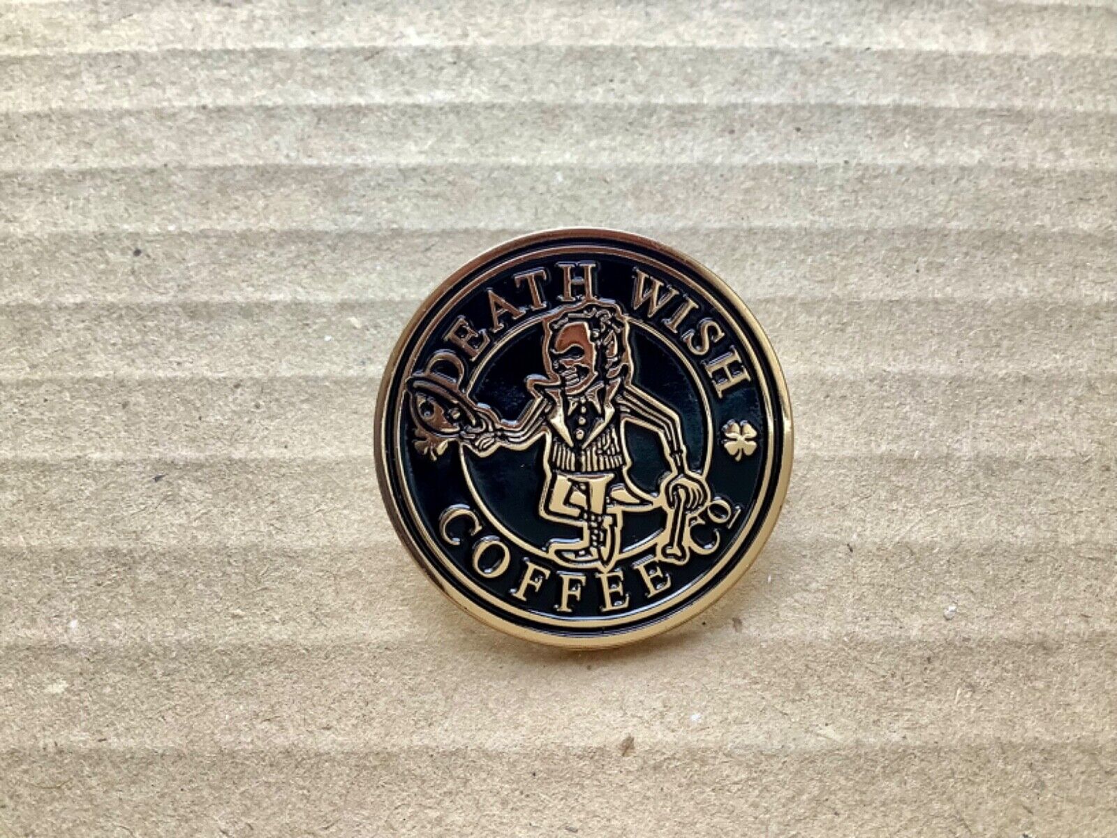 Death Wish Coffee 2024 Rare Lucky Larry Pin 500 made