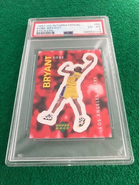 1997 Upper Deck International Kobe Bryant Sticker #60 PSA 4 NBA