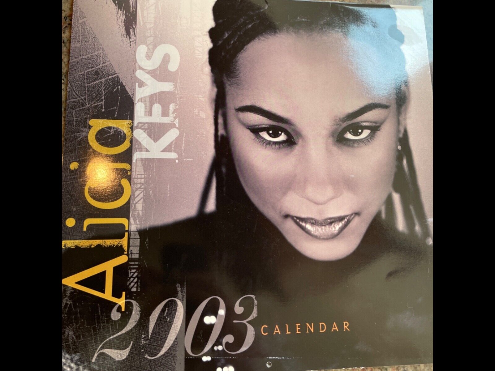 Rare Vintage 2003 Alicia Keys Calendar. 