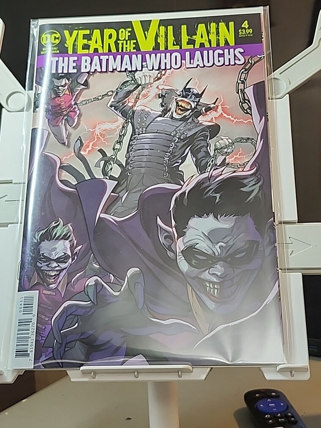 DC BATMAN/SUPERMAN #4 Year of the Villain: The Batman Who Laughs (Acetate Cover)