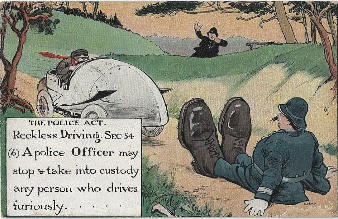 PENNSBURG, PA.~THE POLICE ACT~RECKLESS DRIVING SEC 54~REO SERIES~1907