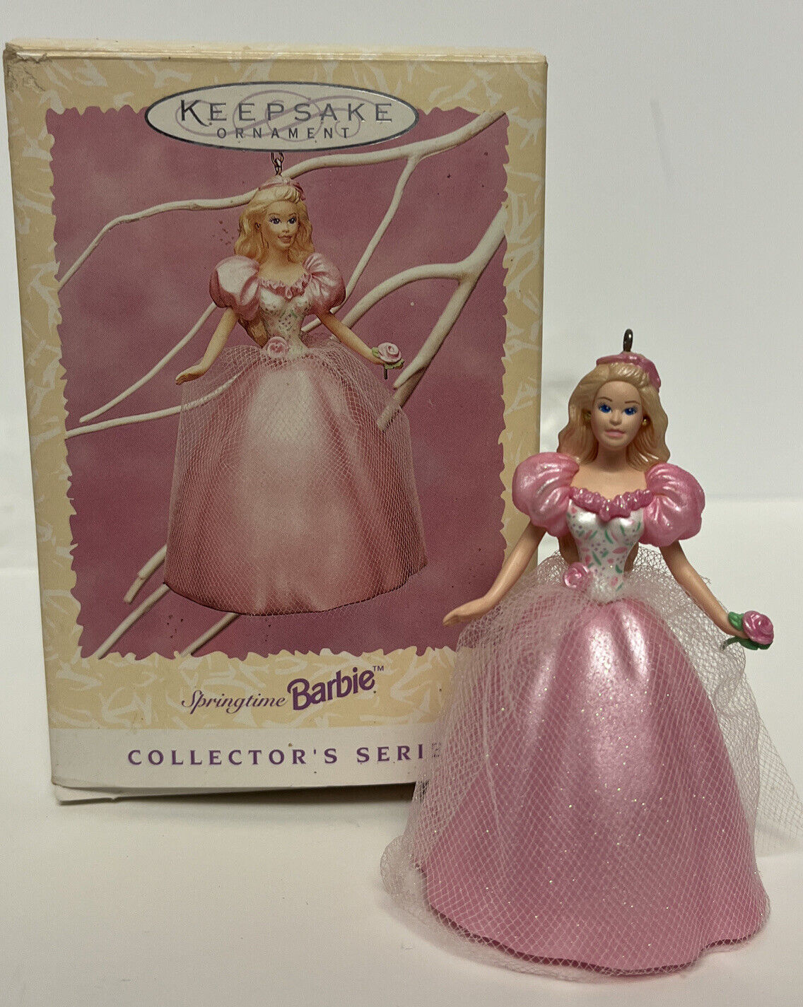 Hallmark Ornament Springtime Barbie 1996 2nd In Easter Collection Series NIB
