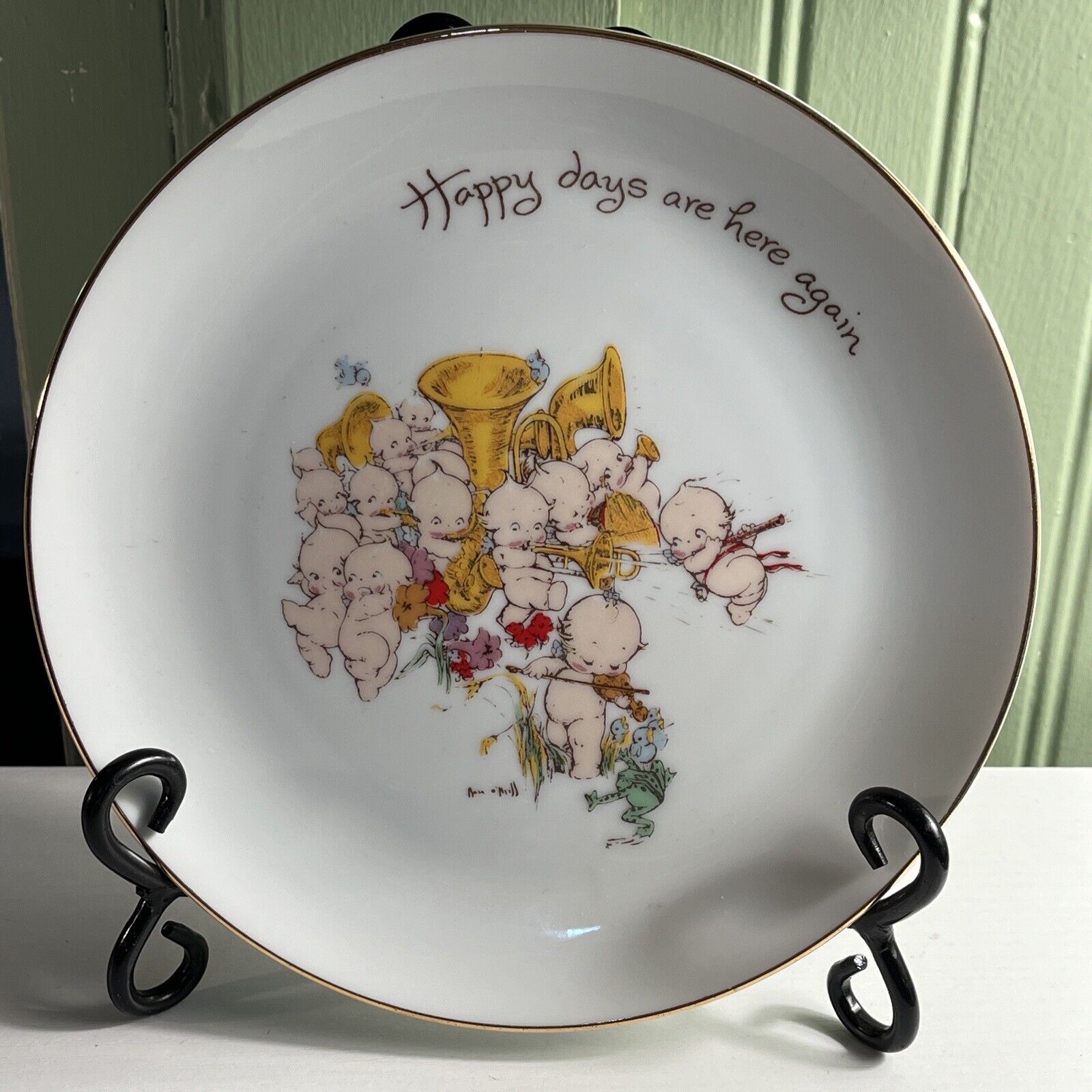 Kewpie Plate Collector\'s Edition Cameo Exclusive Products World Wide Arts 8 1/4\