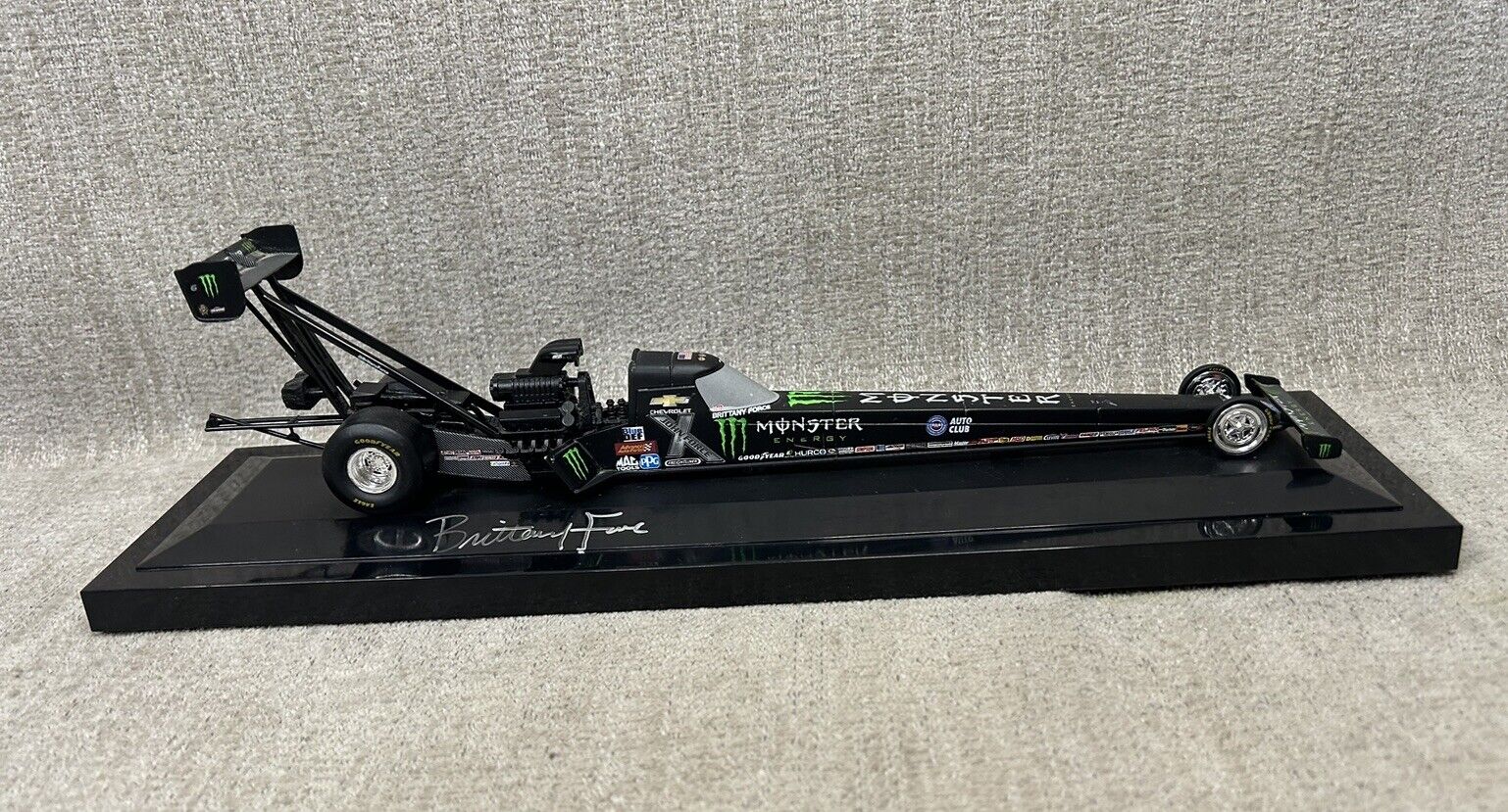 Monster Energy Brittany Force 2021 Top Fuel Dragster Signed Autographed