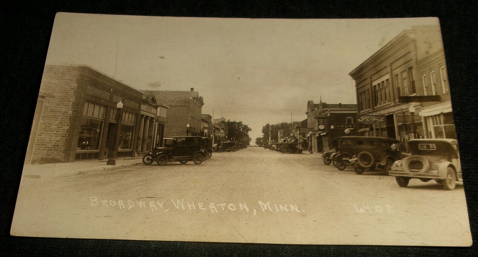 RPPC - Main Street, Wheaton, Minnesota Vintage Postcard