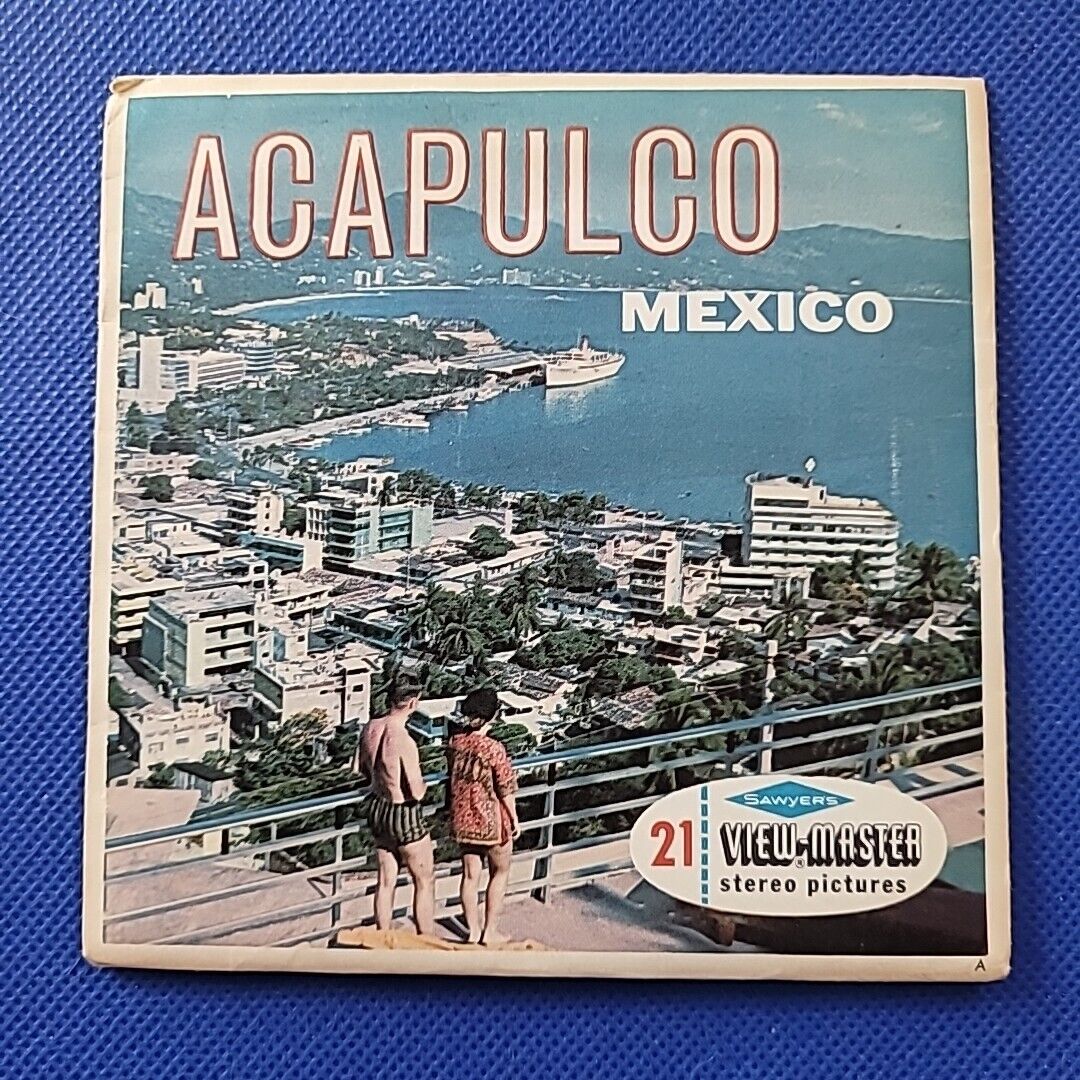 Sawyer\'s Vintage B003 Acapulco Mexico Central America view-master 3 Reels Packet