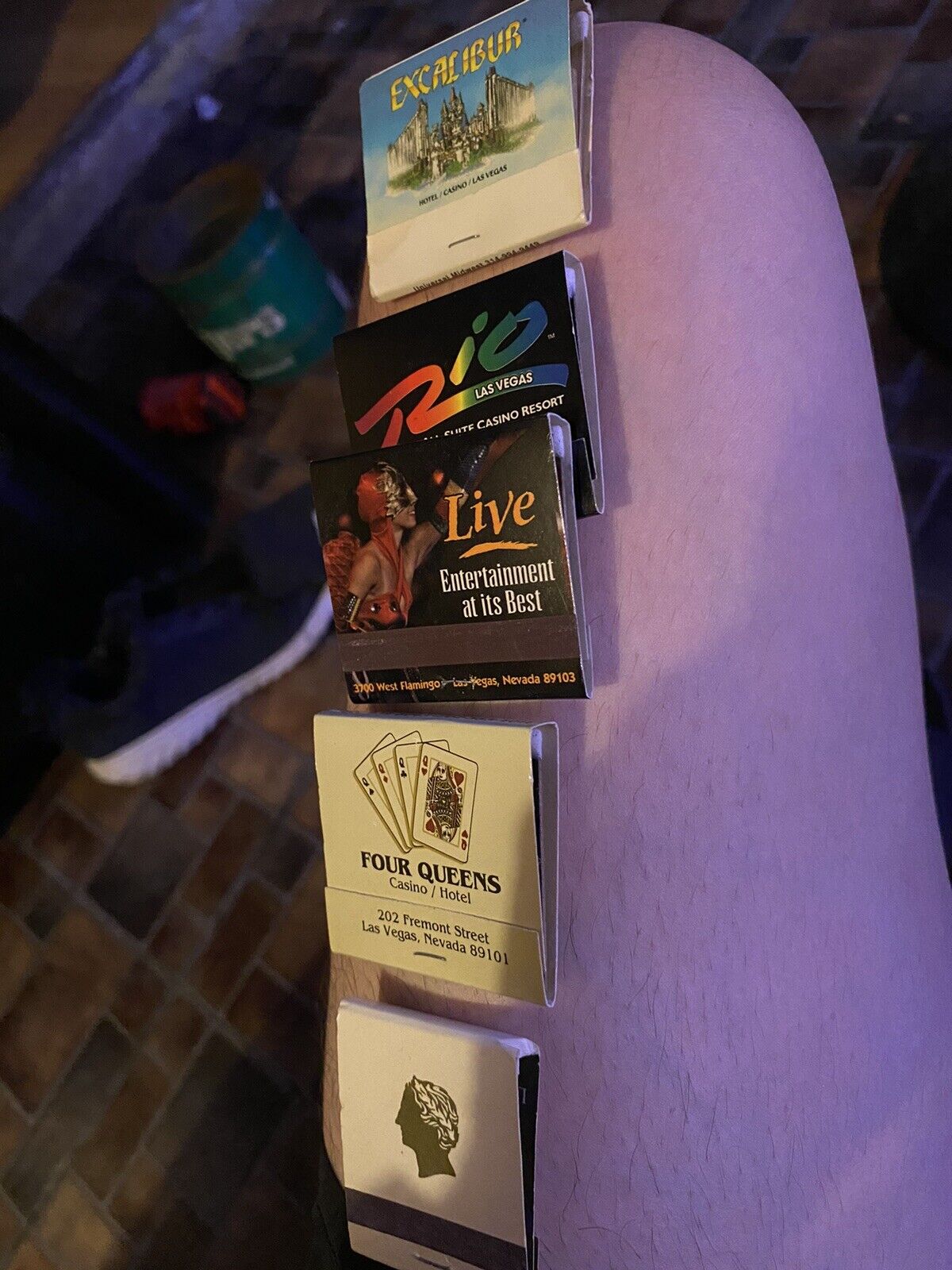 vintage matchbox Matches From Las Vegas 