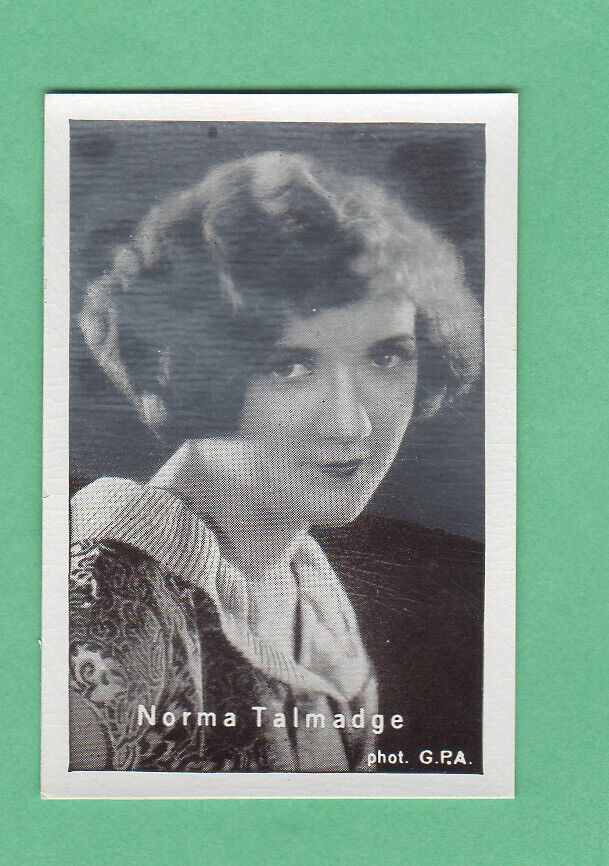 1932  Norma Talmadge Macedonia Film Card  Rare  Please Read