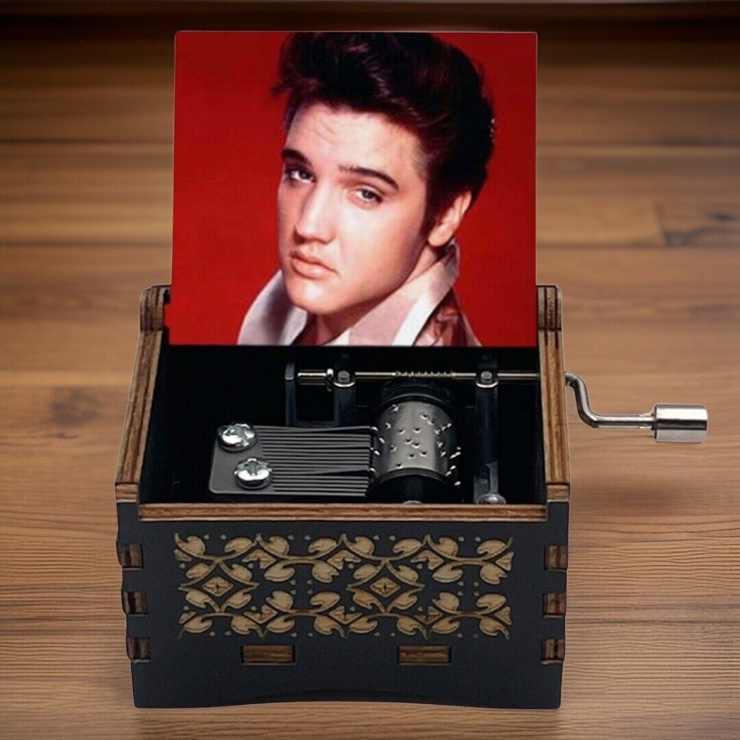 New “My Way” Handmade Wind Up  Wooden Music Box