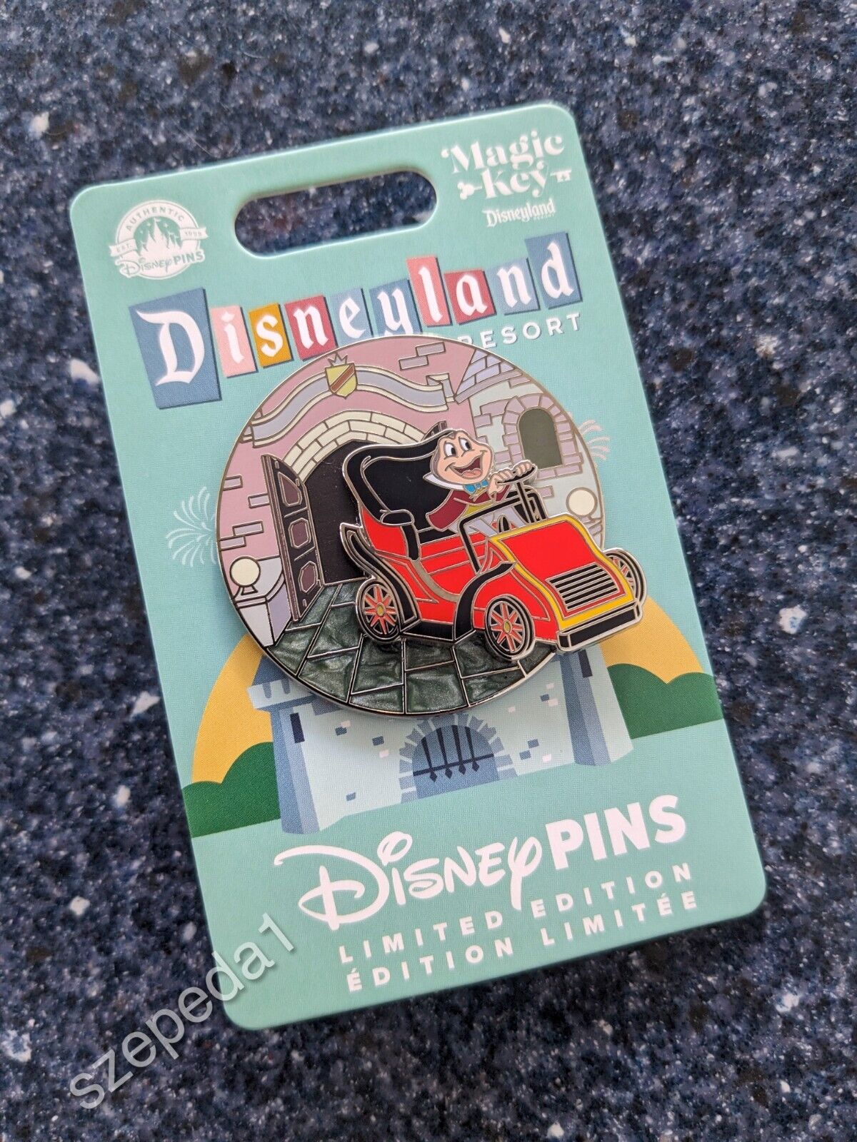 Disneyland exclusive Mr. Toad's Wild Ride Magic Key LE Pin 