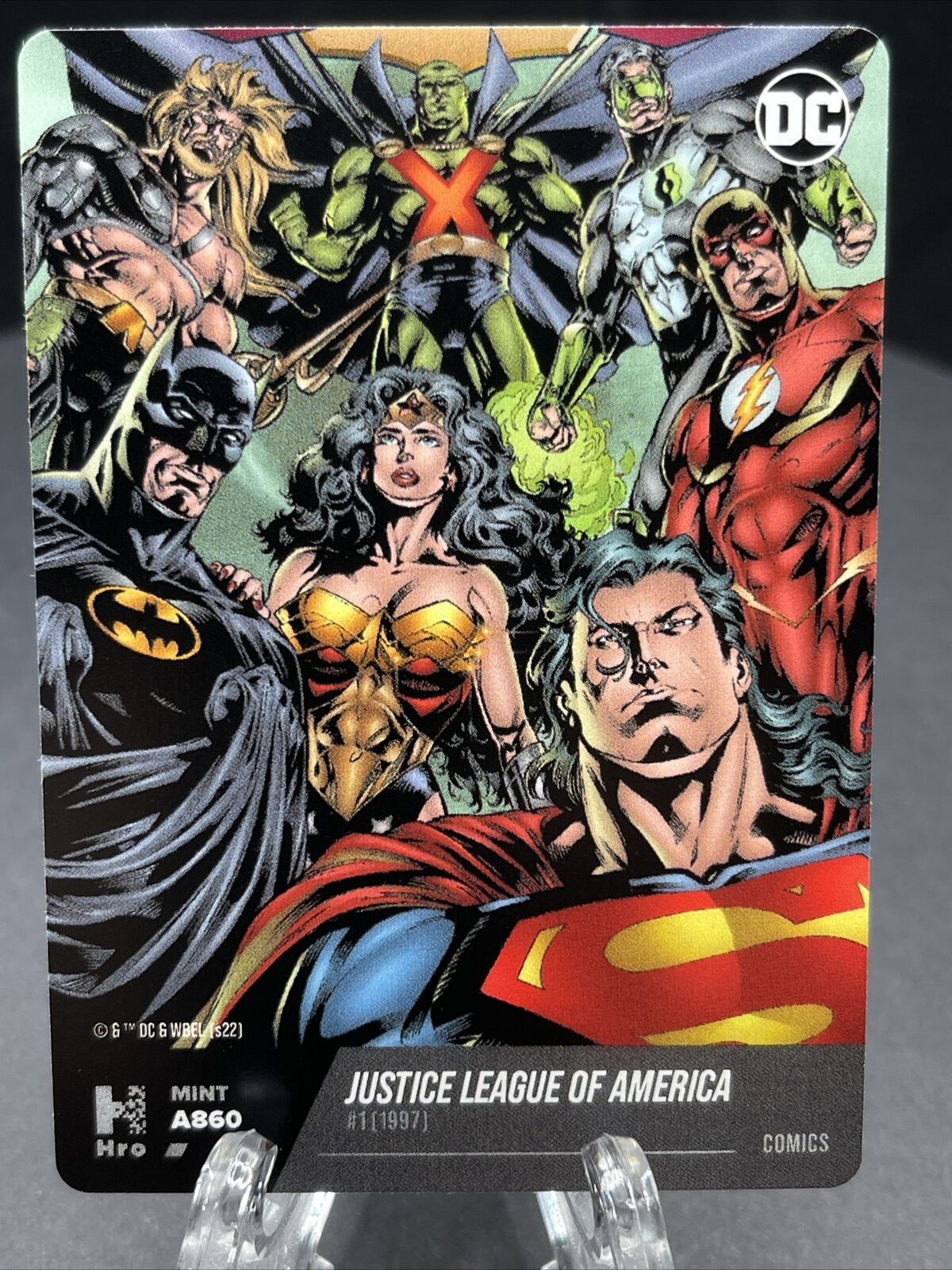 Justice League Of America #1 DC Hybrid Trading Card 2022 Chapter 2 Common #A860