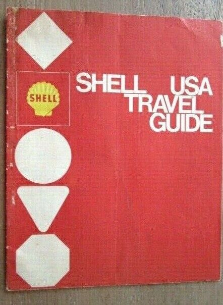 Vintage 1970 Shell Gas, USA Travel Guide Map Booklet Transportation - E10B