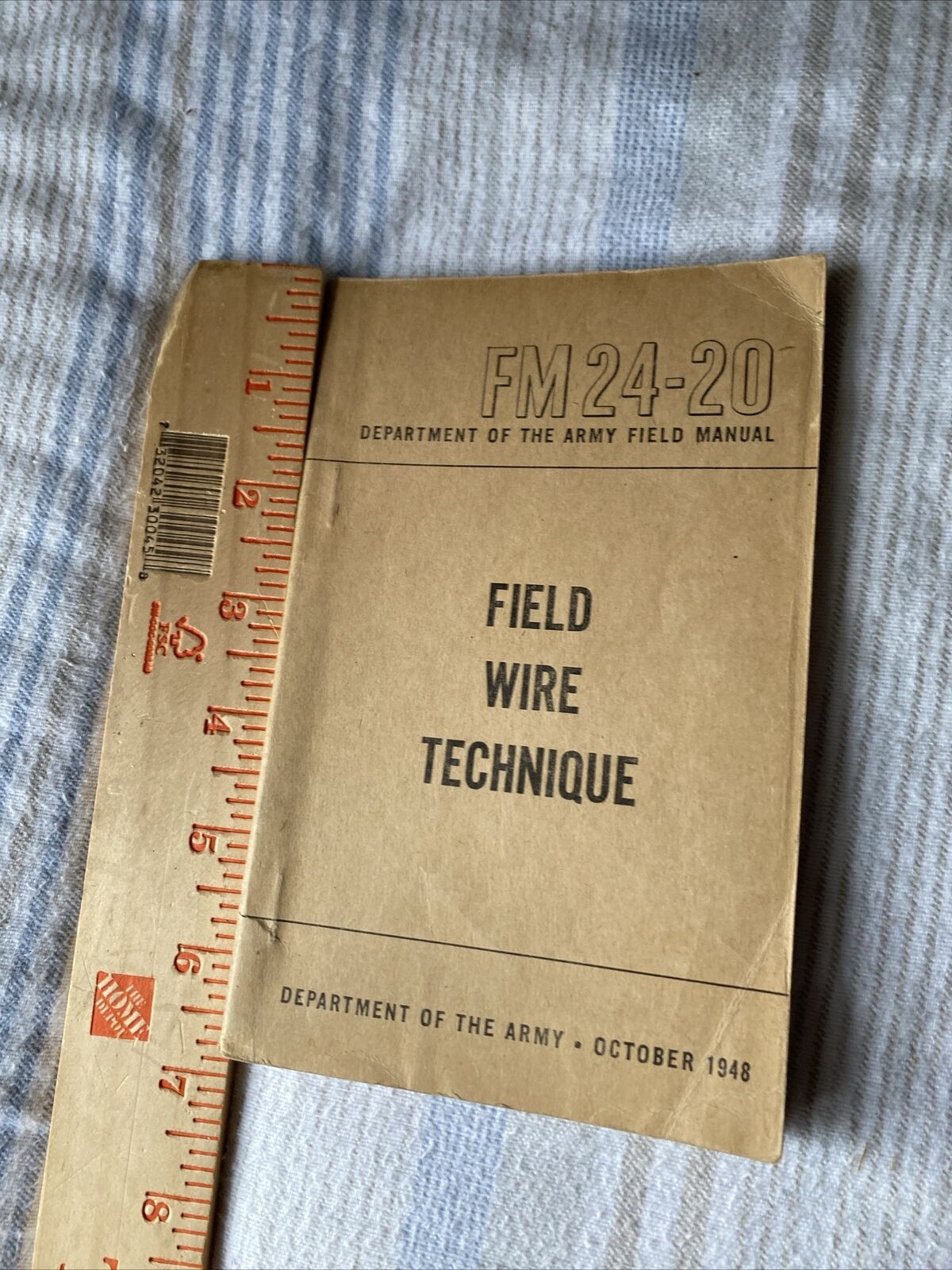Original FM 24-20 Field Wire Technique October 1948