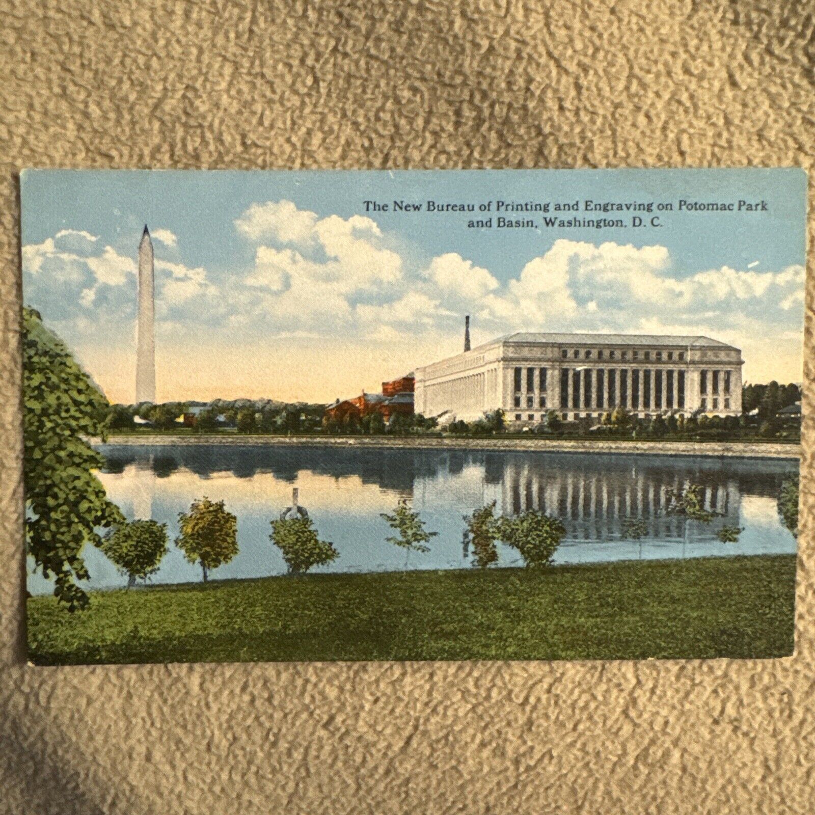 The New Bureau Of Printing Engraving, Washington DC White Border Postcard 1920s