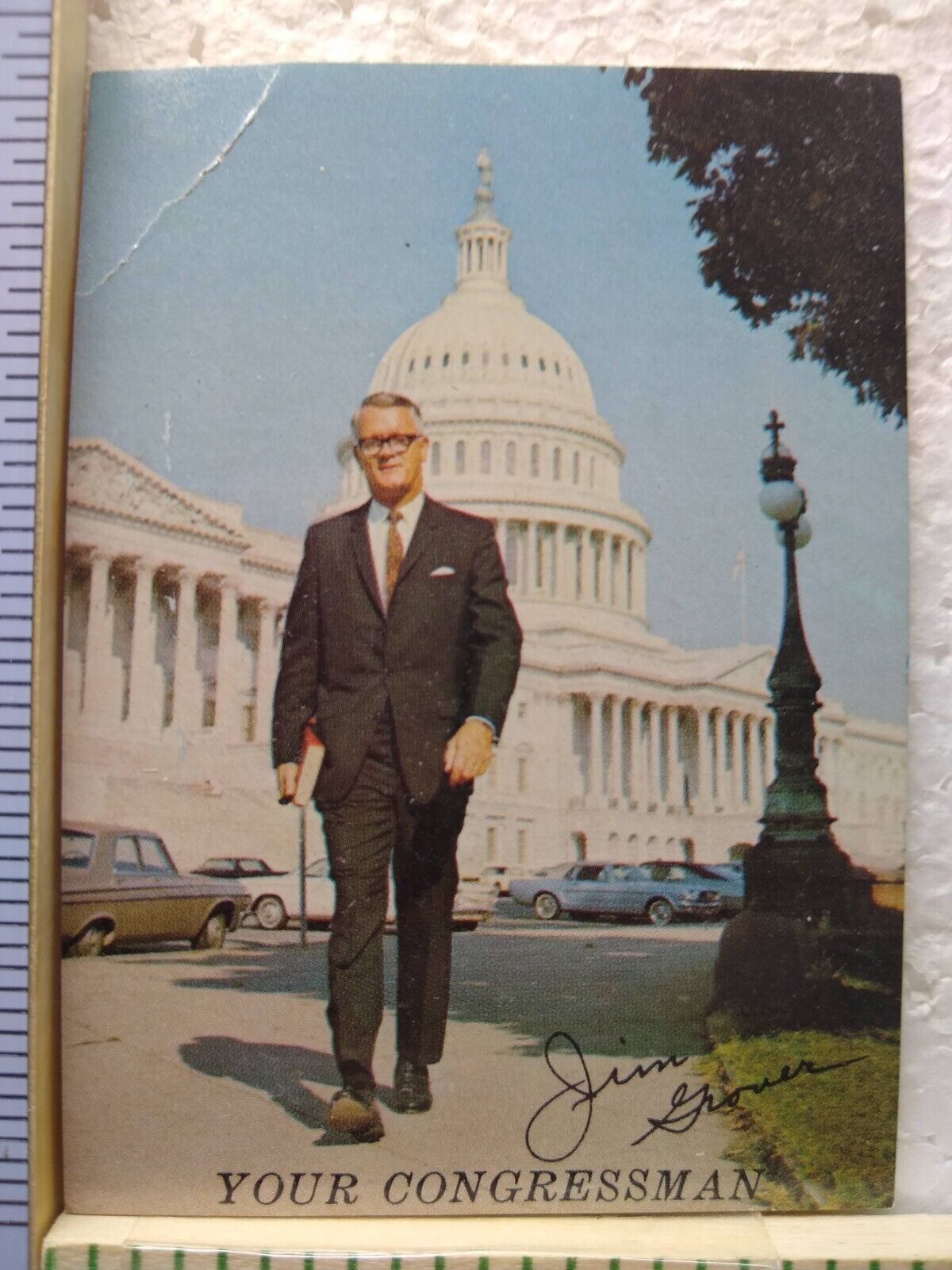 Postcard Congressman James R. Grover Jr. & Calendar 1968