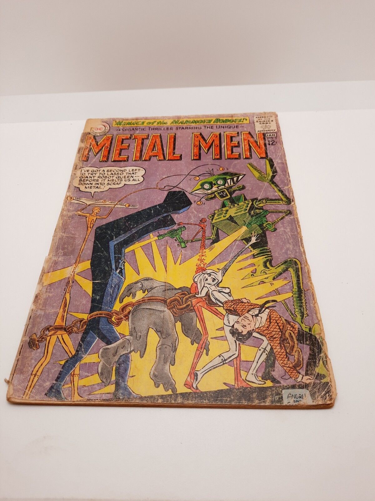 Metal Men #5 DC Comics 1963 Rough Shape Reader Copy