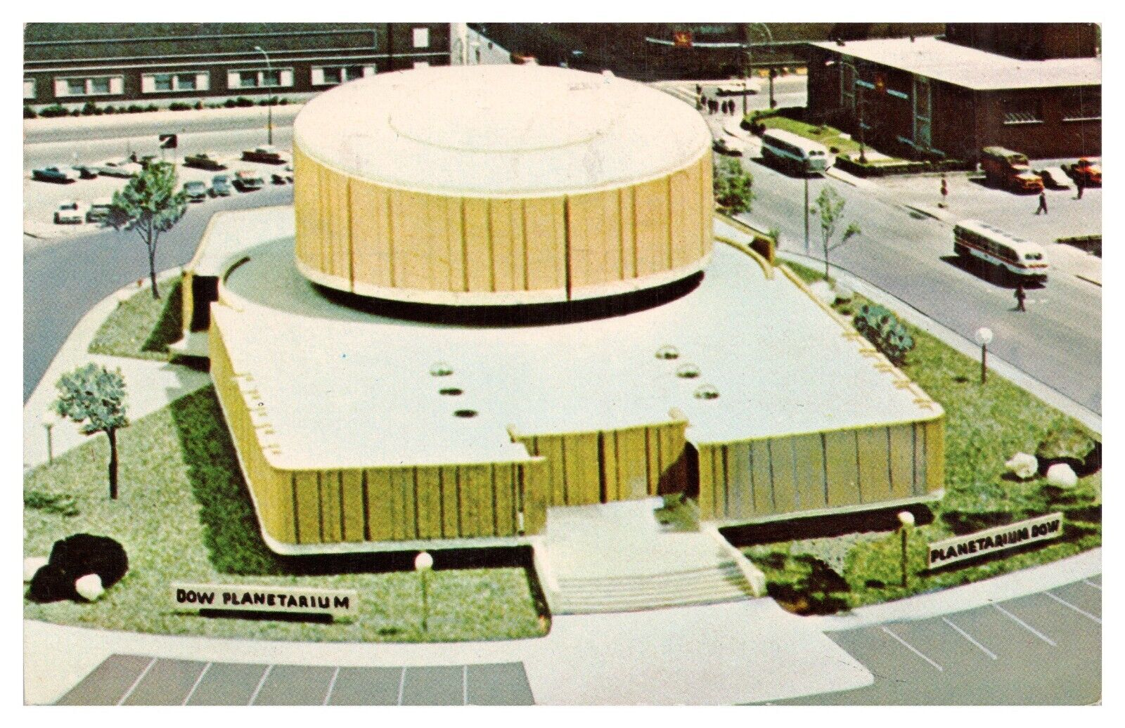 Vintage Montreal Canada Postcard c1967 Dow Planetarium Chrome