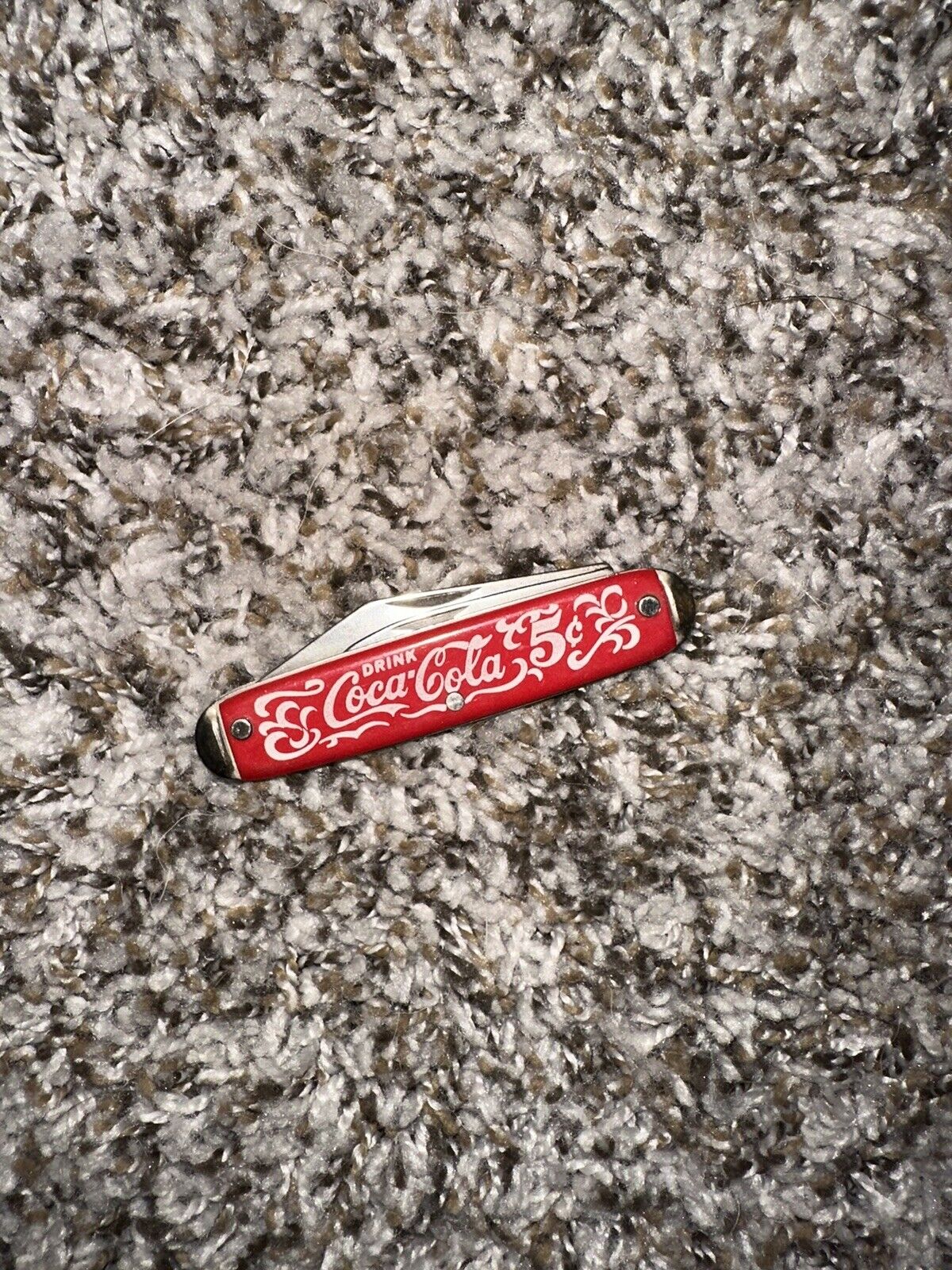 Vintage Coca-Cola knife swiss army style knife 2 blade vtg promo cocacola