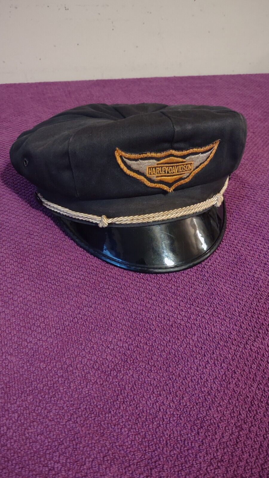 Vintage 1950s Harley Davidson Captains Hat