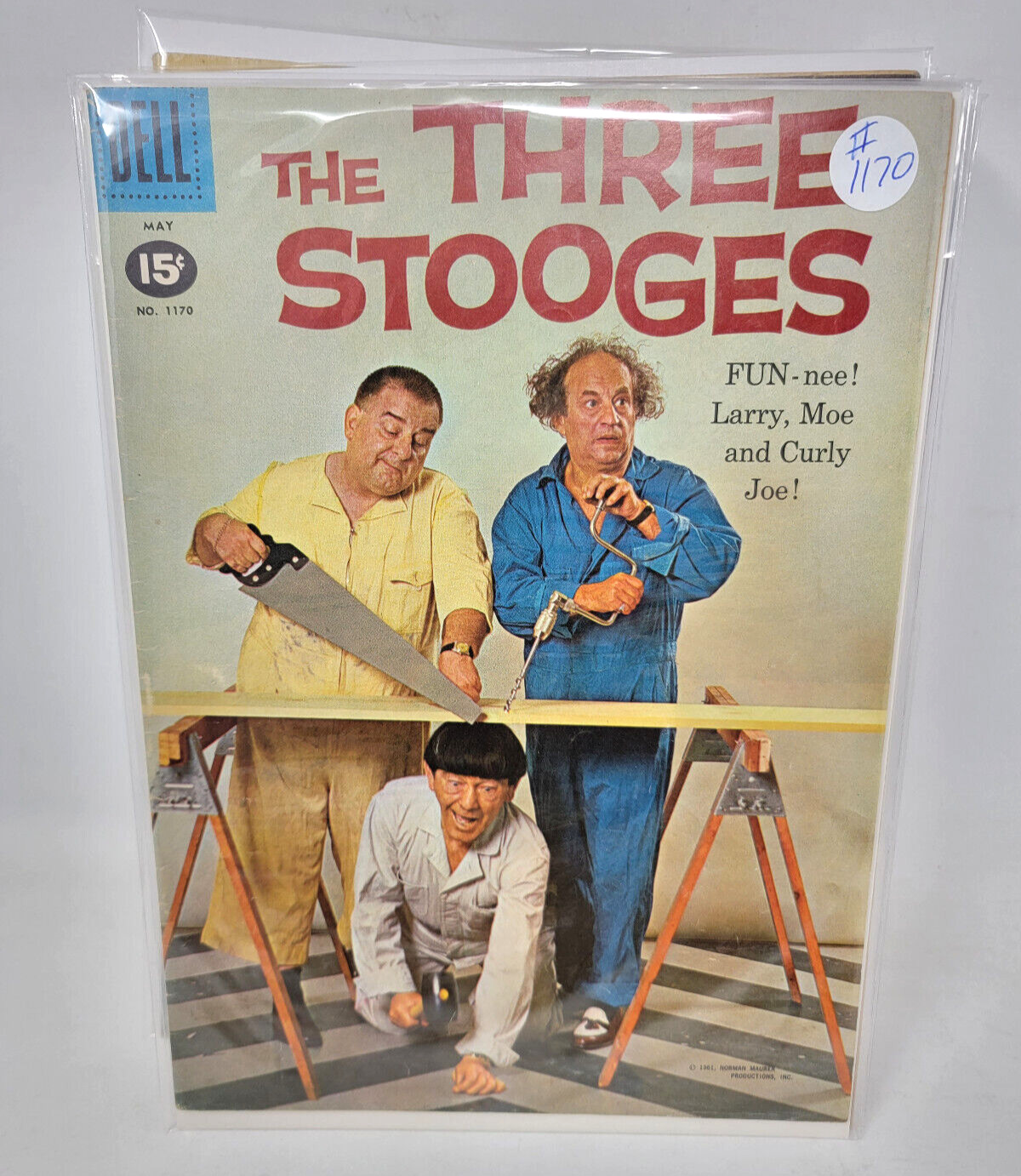 FOUR COLOR COMICS #1170 THE THREE STOOGES *1961* DELL SILVER AGE  6.0