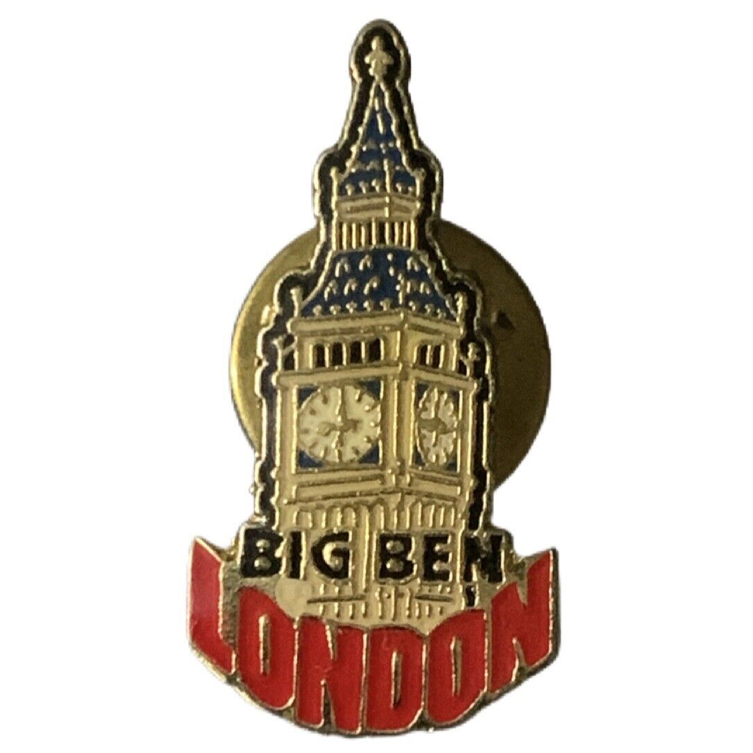 Vintage London Big Ben Travel Souvenir Pin