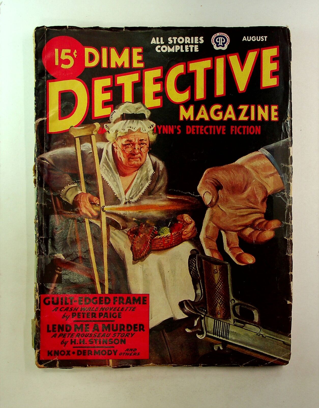 Dime Detective Magazine Pulp Aug 1946 Vol. 52 #1 GD
