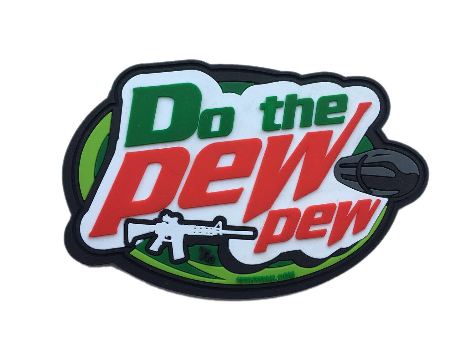 Do the Pew Pew 2A NRA PVC patch Tactical Morale 