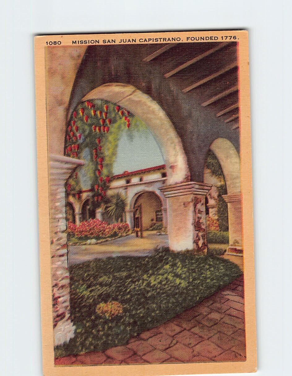 Postcard Mission San Juan Capistrano, California