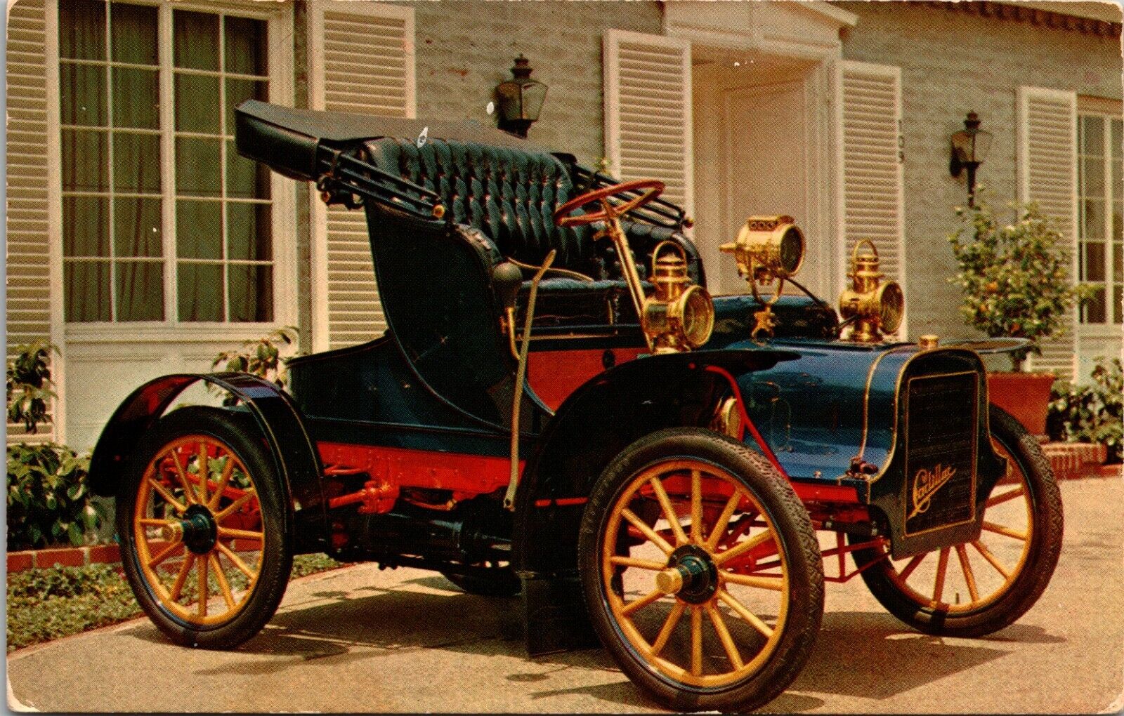Vintage Automobile Car - 1907 Cadillac-Service Reminder Postcard