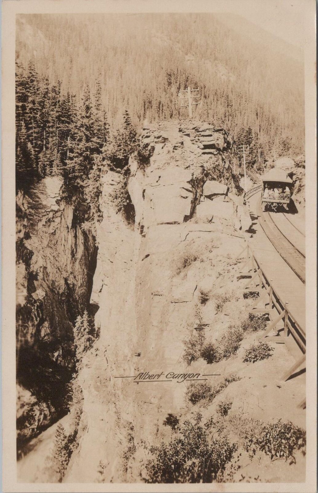 RPPC Postcard Albert Canyon Canada
