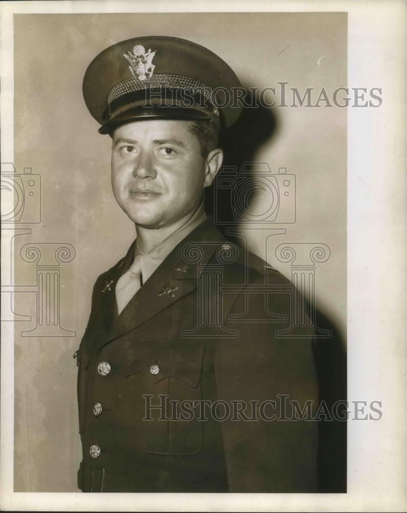 1942 Press Photo Newsman Richard Dick Fagan returned home as 2nd Lieutenant