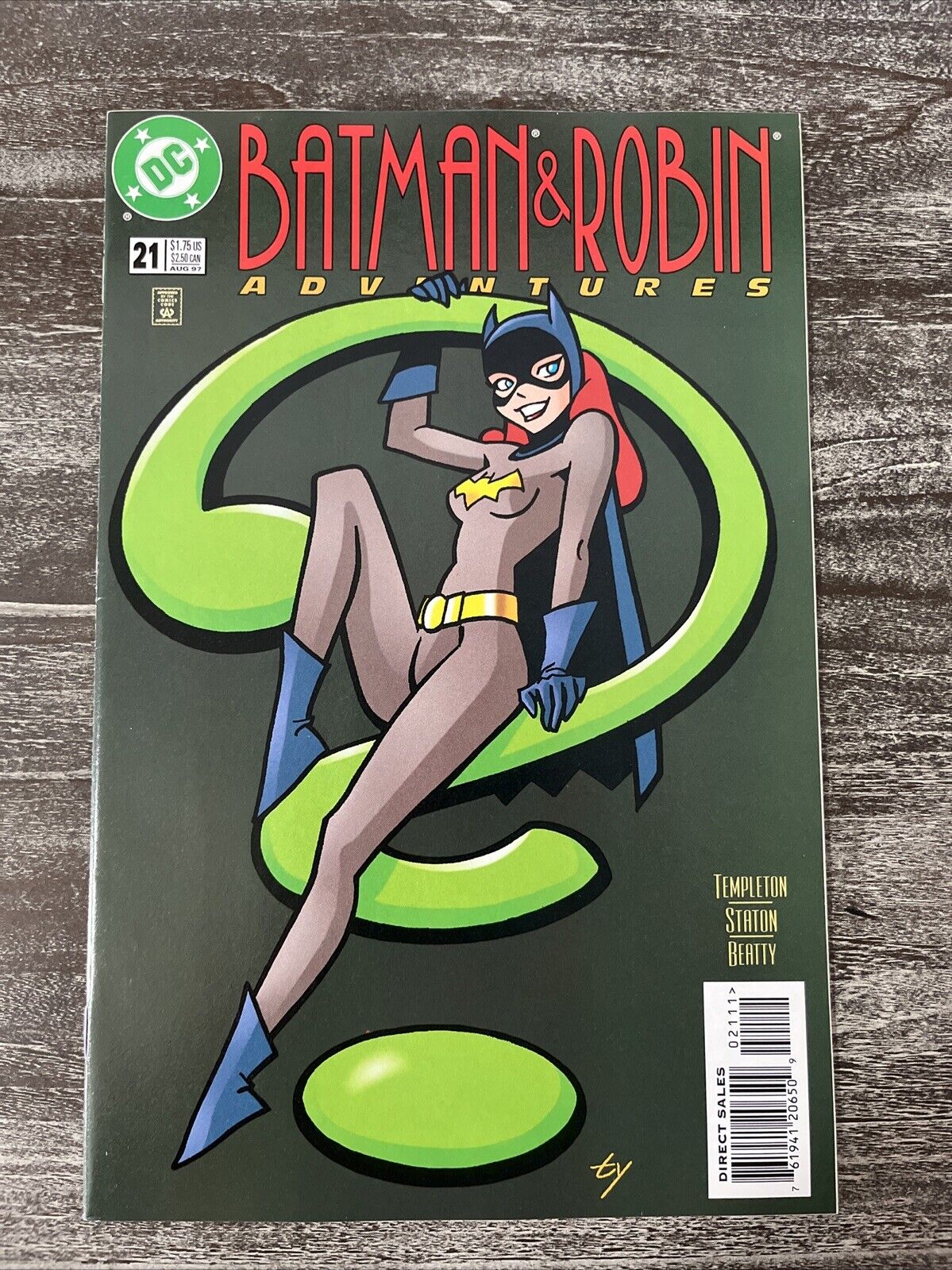 Batman & Robin Adventures #21 ITempleton Batgirl Cover Good Girl DC Comics 1995