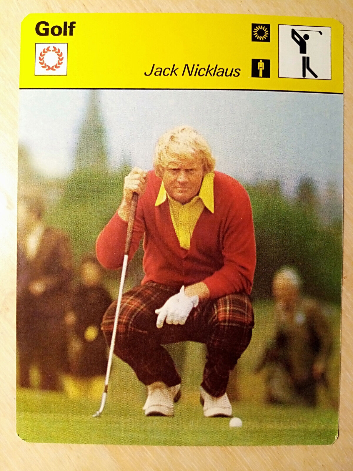Jack Nicklaus (1) #02-26 Golfing Card French Sportscaster Editions Dating