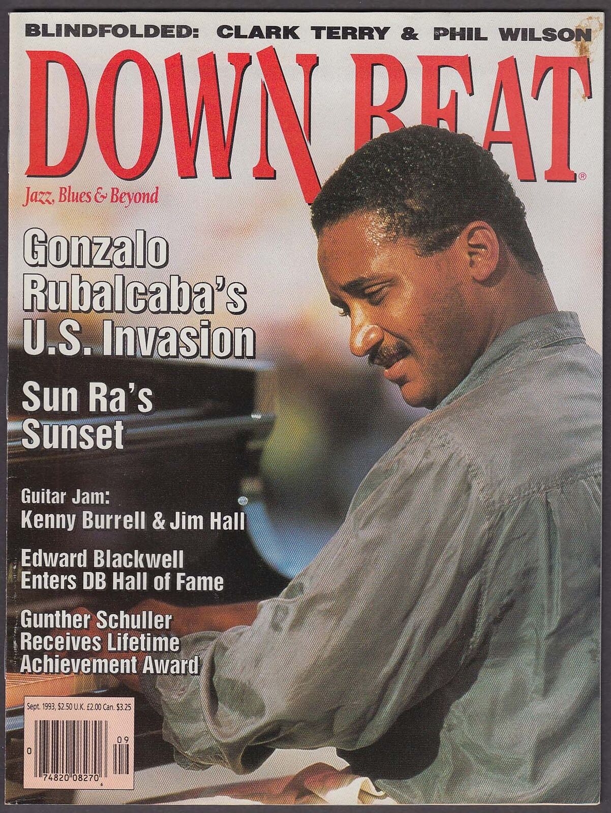 DOWN BEAT Gonzalo Rubalcaba Sun Ra Kenny Burrell Jim Hall 9 1993