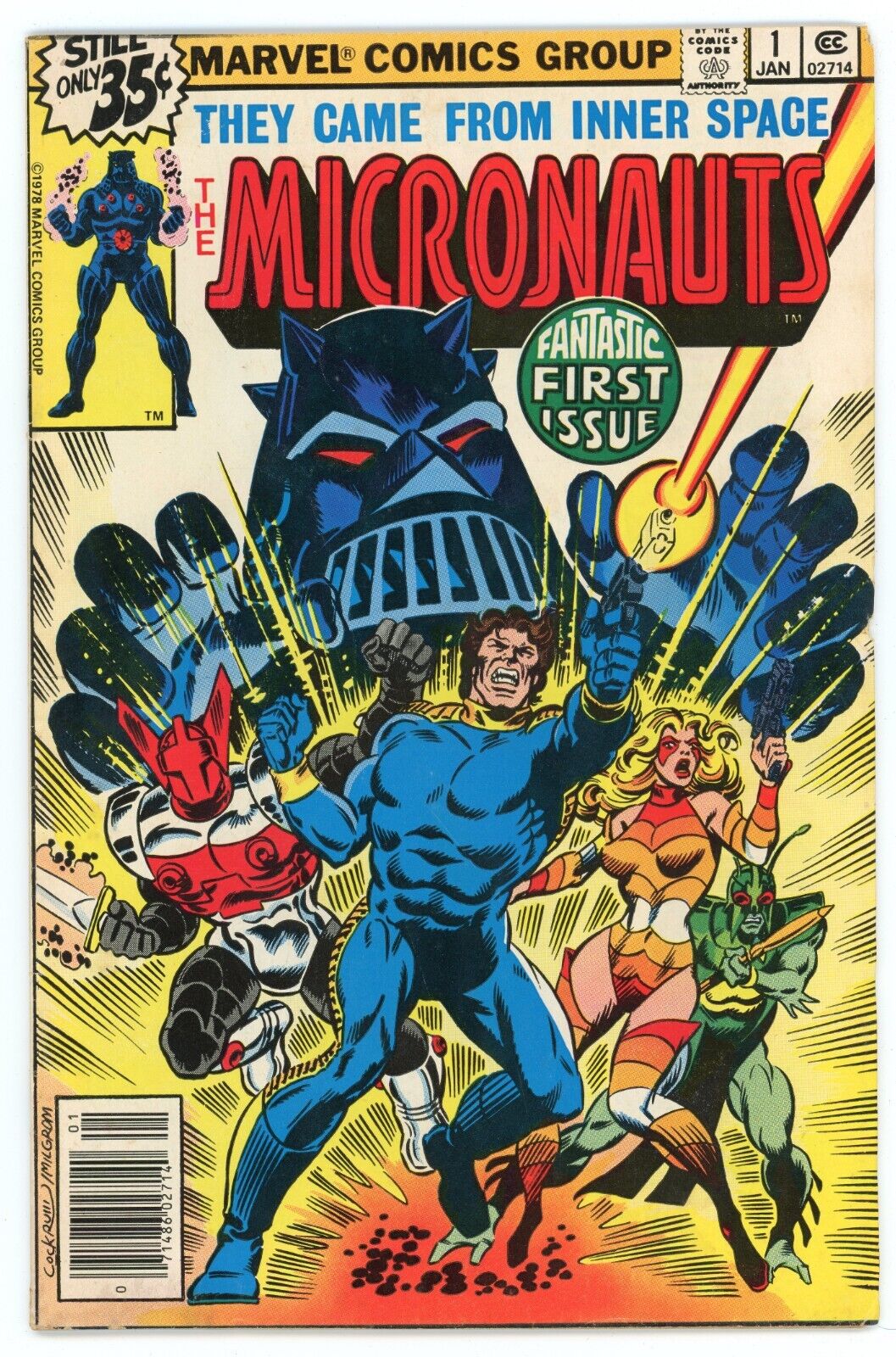 The Micronauts #1 Marvel Comics 1979