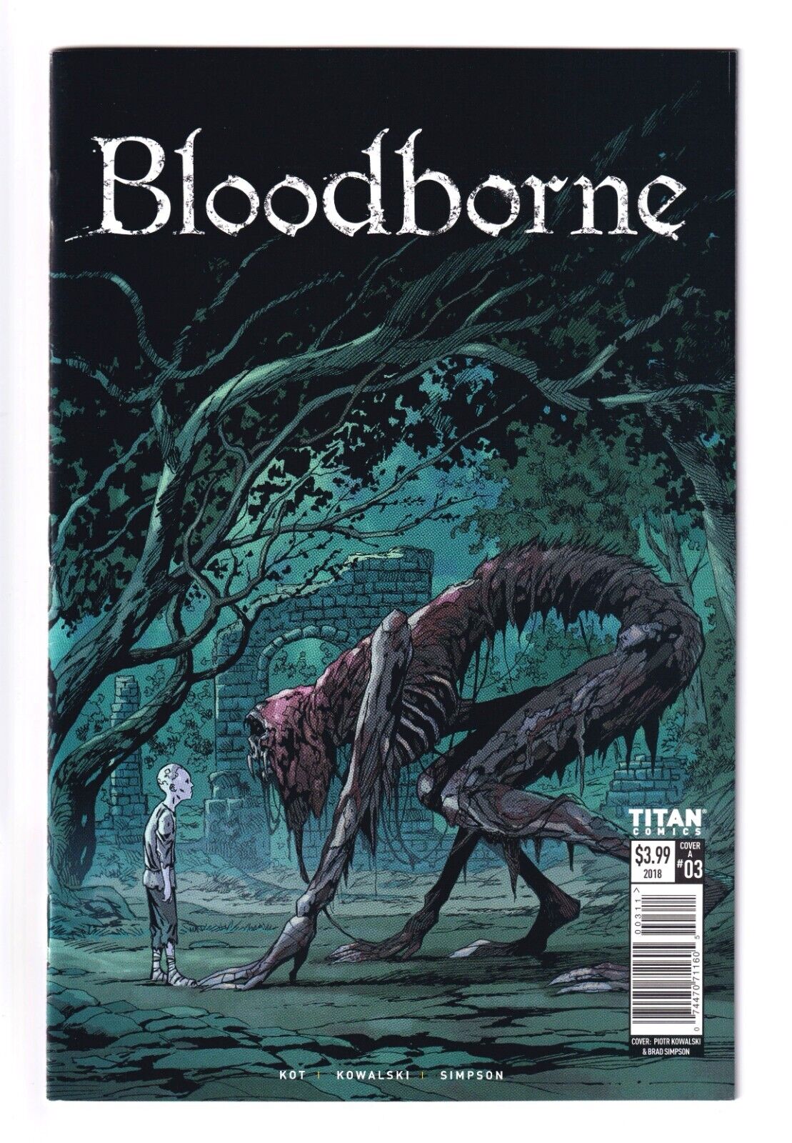 BLOODBORNE #3 (2018) COVER A TITAN COMICS HTF NICE NM RANGE OR BETTER SEE SCANS