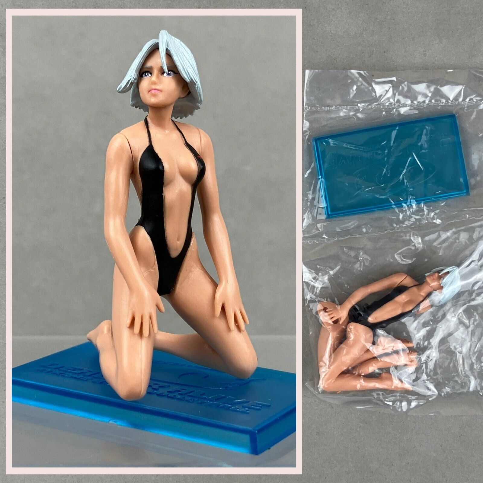Bandai Dead or Alive Christie Black Swimsuit HGIF Anime Figure Japan Import NEW