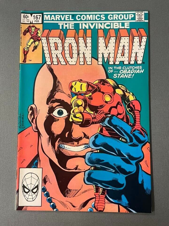 Iron Man #167 (RAW 9.8 MARVEL 1983) Denny O\'Neil. Bob Sharen.