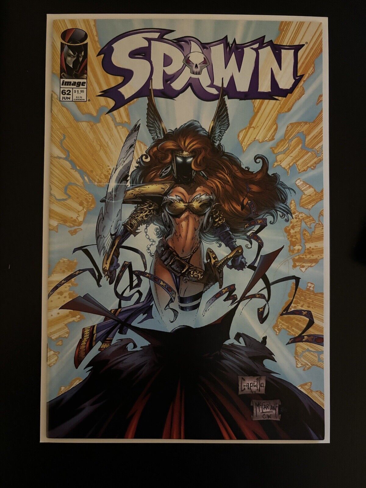 Spawn #62 Image Comics, VF - VF+  Todd McFarlane, Greg Capullo , Angela
