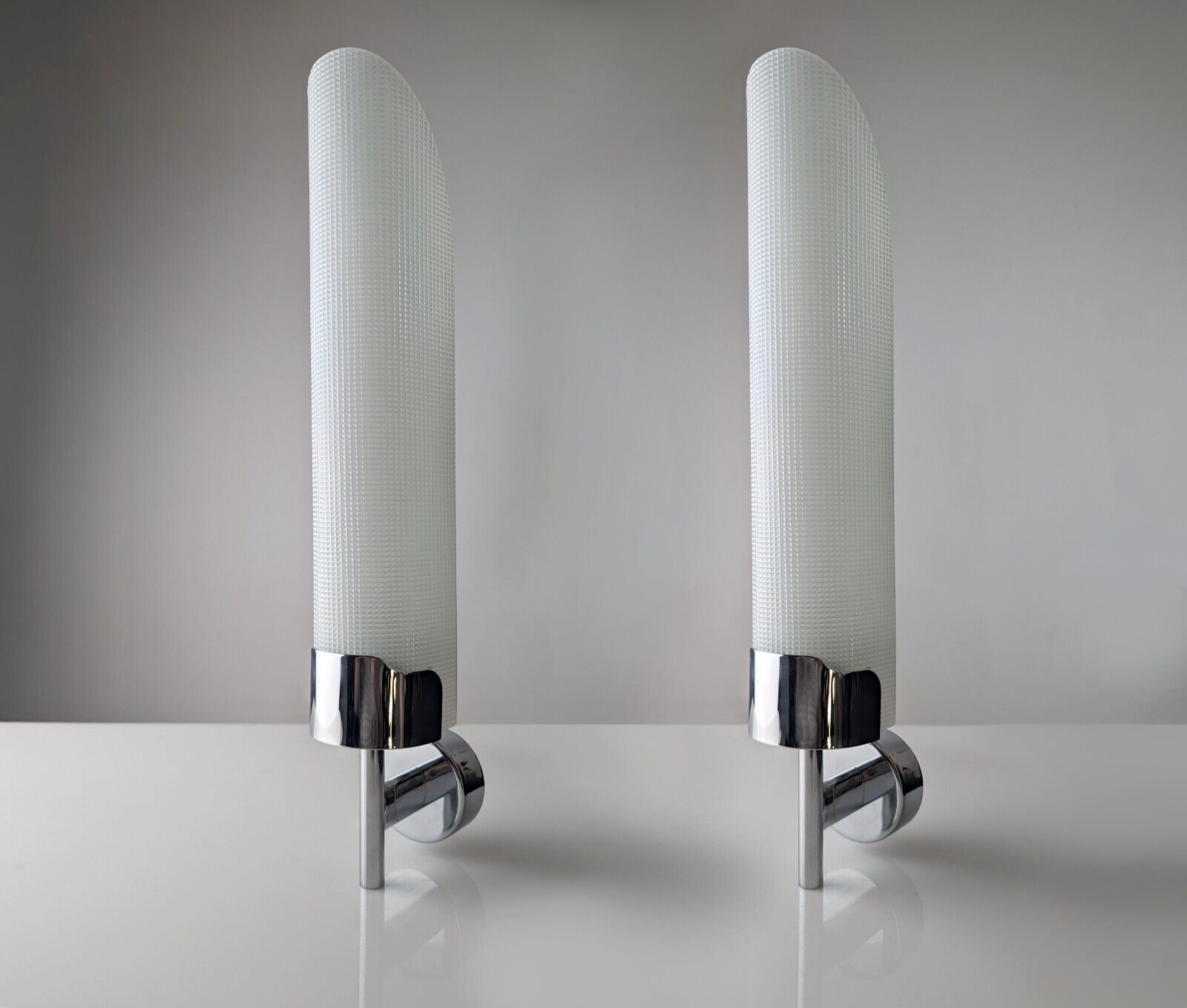 Pair of sconces by Max Ingrand for Fontana Arte 1980s