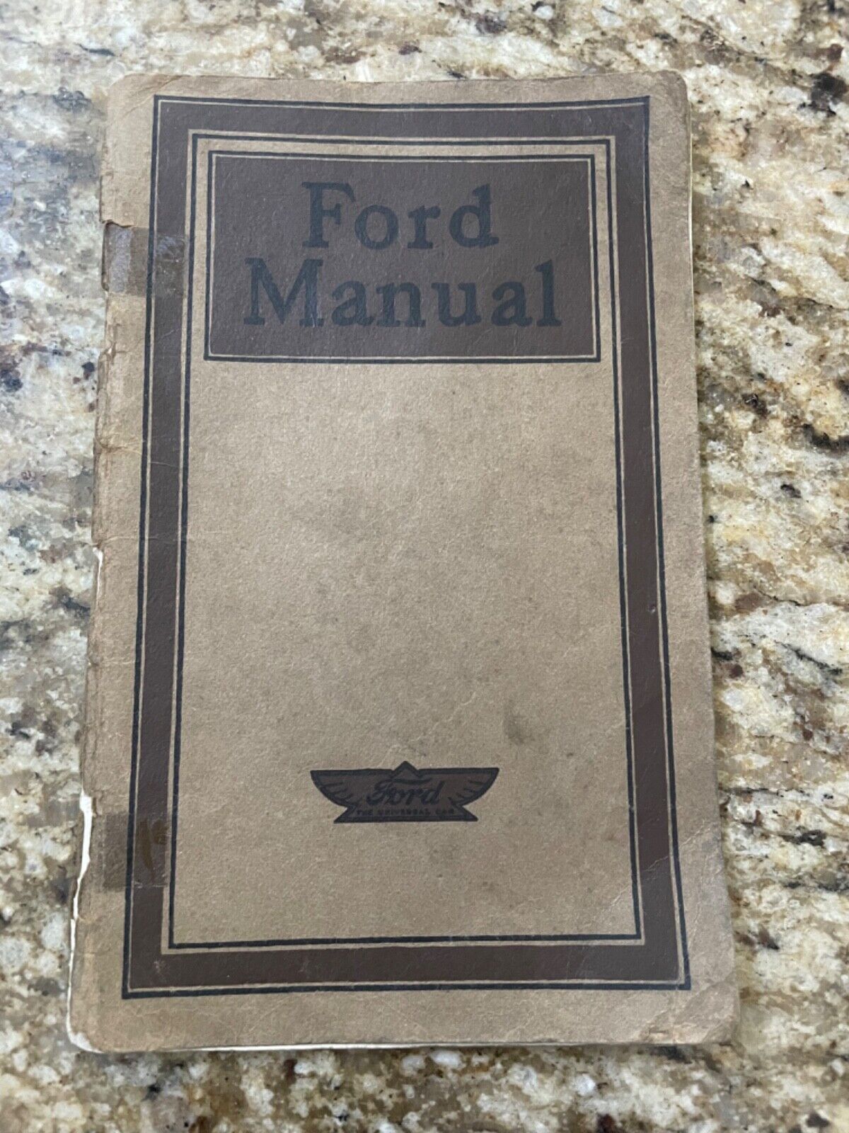 Vintage Ford Manual For Owners and Operators of Ford Cars 1909-1912