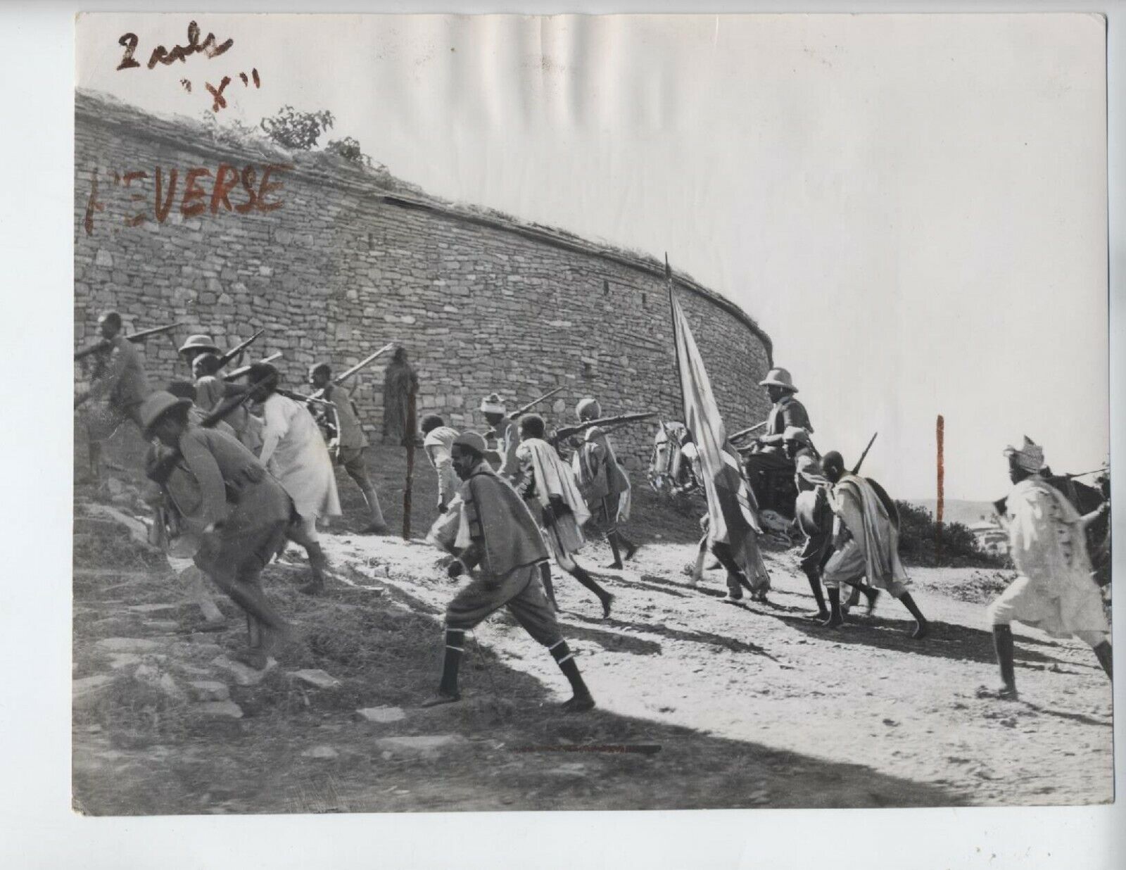 1935 Ethiopia Italy war vintage photo Addis Ababa Italian invasion Y
